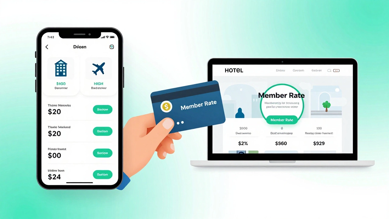 Comparison of booking apps showing direct vs third-party rates